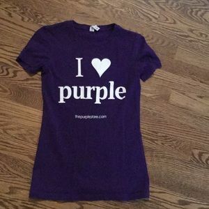 Purple tee